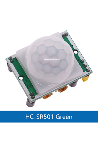 Choice11 وحدة كاشف مستشعر الحركة HC-SR501 Green SR501 HC-SR501 وحدة ضبط الأشع...