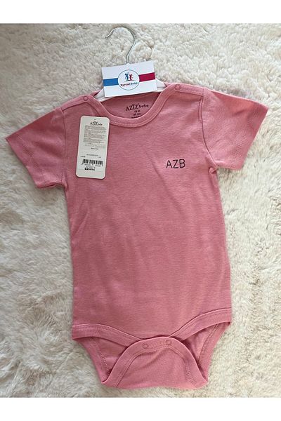 Aziz Bebe Azizbebe Snap Fastener Short Sleeve Badi