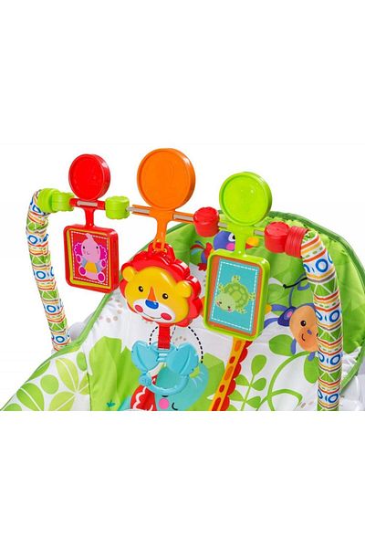 İSP Balansoar și scaun 3 în 1 pentru bebeluși și copii „LikeSmart Calm Jungle Friends”
