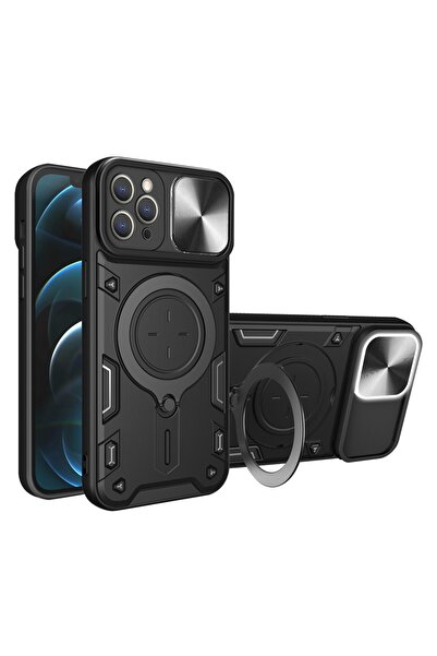 SKYDDAR INNOVATION Θήκη για iPhone 12 Pro Max, CamGuard Pro, Μαγνητικό Δακτύλ...