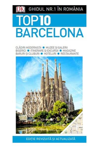 Editura Litera Top 10 Barcelona. Editie revizuita si actualizata