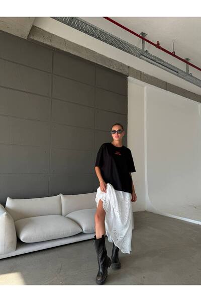 Ecenin Favorileri Just Be Written Printed T-Shirt