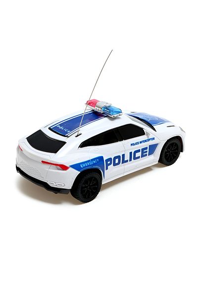 rexa Remote Control Police Car – Battery Operated Radio-Controlled Vehicle