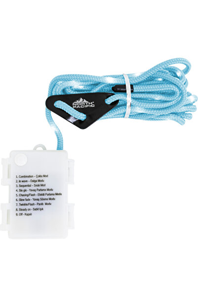 North Pacific 8 Farklı Modlu Işıklı Çadır İpi - 5 Metre