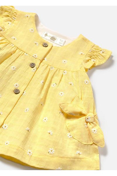 MAYORAL Baby Girl Dress - Yellow