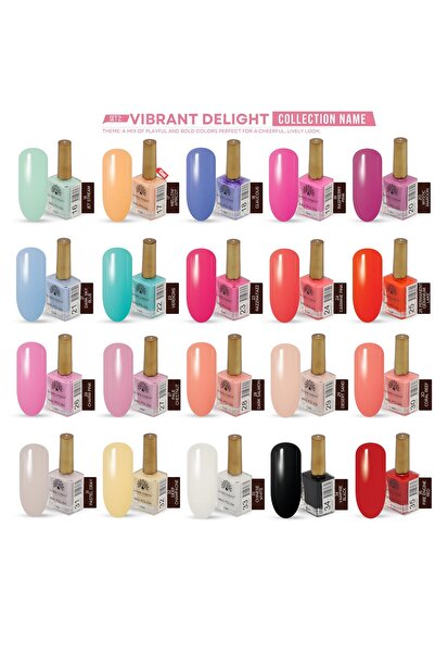 global fashion Nail Polish Set 15ml – Air-Dry, Vegan, Long-Lasting, Chip-Resi...
