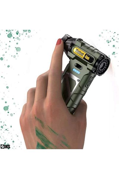 SIKS Suflantă de aer comprimat portabilă profesională, 110000 rpm, baterie de 8000 mAh, încărcare prin USB