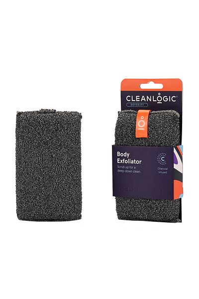 Cleanlogic Body Exfoliating Sponge, Detoxify, Cleanlogic, 1 pc
