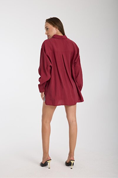 Store 100% Cotton Summer Shirt – Comfortable Loose Fit, Long Sleeves, Stylish Tunic Style