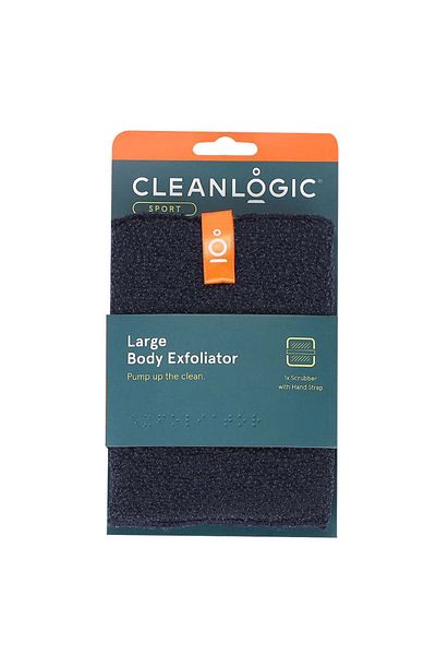 Cleanlogic Large Exfoliating Body Sponge, Sport, Cleanlogic