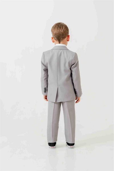 Zaziko Kids Mini Gentleman Boys Suit - 5 Pieces (Jacket, Vest, Shirt, Pants, Bow Tie)