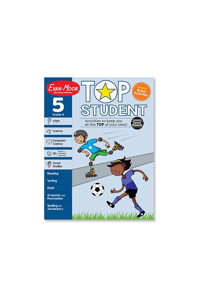 BOOKS Evan-Moor Top Student, Grade 5 Workbook