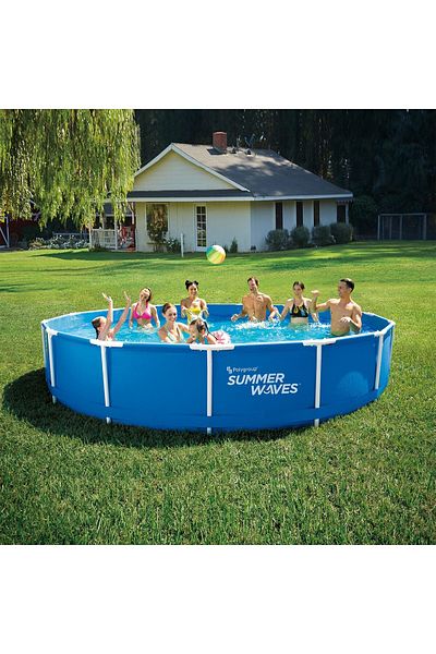 Summer Waves Piscina Cadru Metalic , 457×91 Cm, 13.000 Litri, Cu Toate Accesoriile