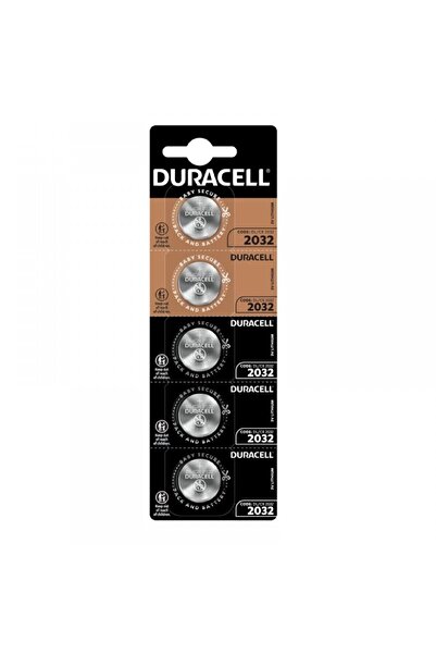 Duracell Cr2032 – Set of 5 Lithium Batteries 3v, Compatible Dl2032 / Ecr2032