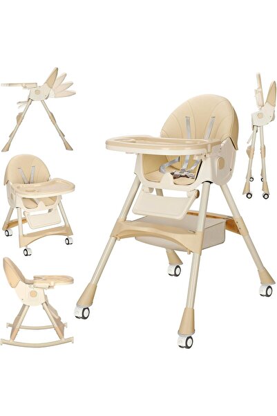 Lumely كرسي طعام للأطفال 2 في 1، مع لوحة تغذية قابلة للفصل، وارتفاع قابل للتع...