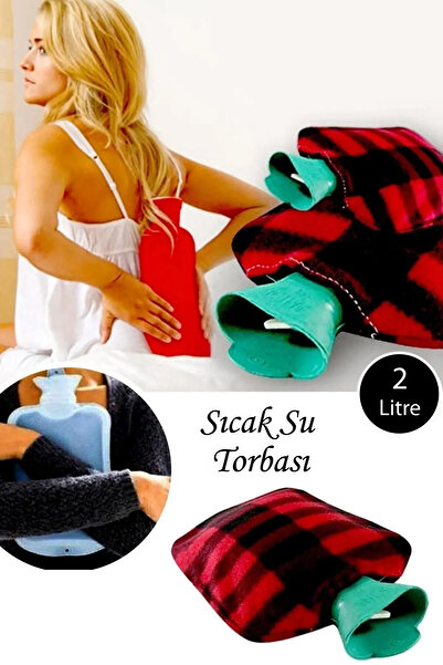 HOLNER 2L Sıcak Su Torbası – Yumuşak Kumaşlı Kılıf, Katlanabilir ve Güvenli