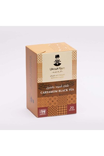 Ukrouk Ajam شاي أسود سيلاني نقي بالهيل (20 كيس شاي من رقائق الألومنيوم)