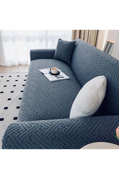uzhanem Seat Cover Sofa Cover 1 Piece Lycra for 3 Seater Seats High Quality