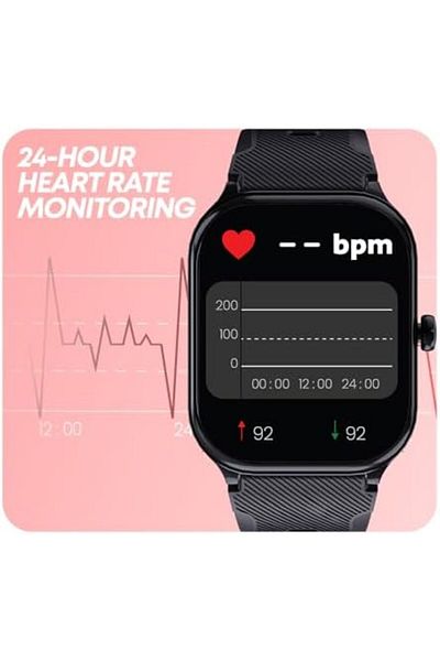 Faster Nerv Watch 2- HD Display 2.01 Inches Smart Watches for Men and Women- Bluetooth Calling Heart