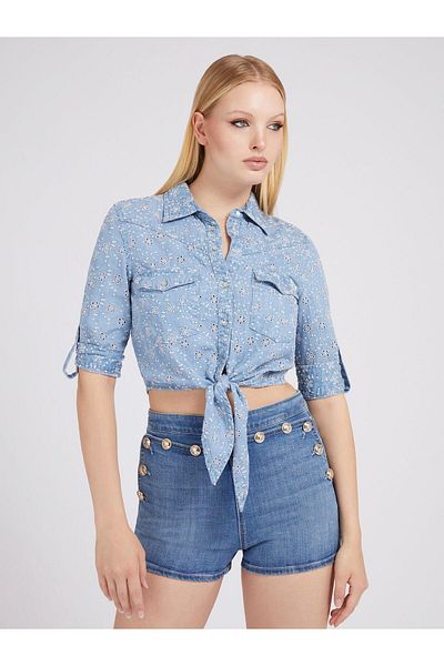Guess Bluză sexy din denim pentru femei