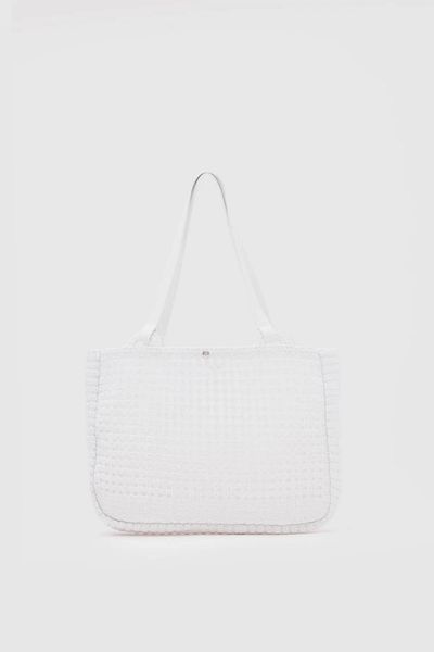 Honorius Women's Large Size Macrame Bag White