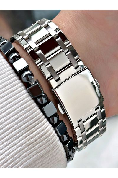 Ferrucci Ferrucci̇ Function Silver Metal Men's Watch with White Dial