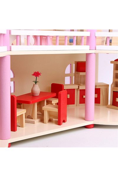 rexa Dollhouse Model Children's Doll House Model DIY Doll House Children's Day Birthday