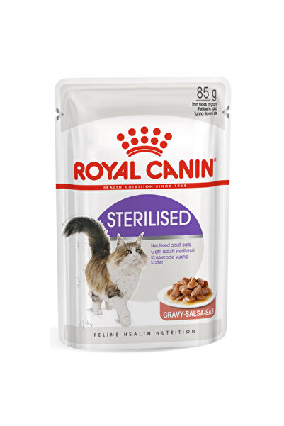 Royal Canin رويال كانين فيلين هيلث نيوتريشن، مرق معقم للقطط (طعام رطب - كيس 8...