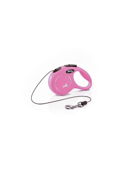 Flexi New Classic Cat XS Cord 3 m pink