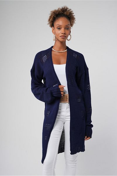 Hopoi Women's Openwork Knitwear Cardigan