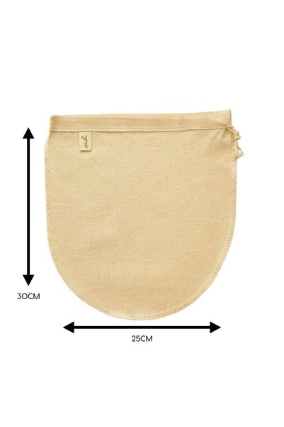 Halm 25x30 cm Straining Bag - Milk Cloth, Yogurt, Cheese, Vegetable and Straining Purpose