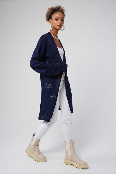 Hopoi Women's Openwork Knitwear Cardigan