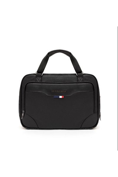 Polo U.S. Polo Assn Bag Evr-Plevr22485 15.6" Leather Notebook Carrying Case Black