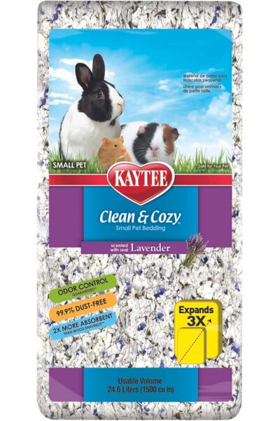 kaytee فراش الحيوانات الصغيرة Kt Clean & Cozy Lavender 6/24.6L
