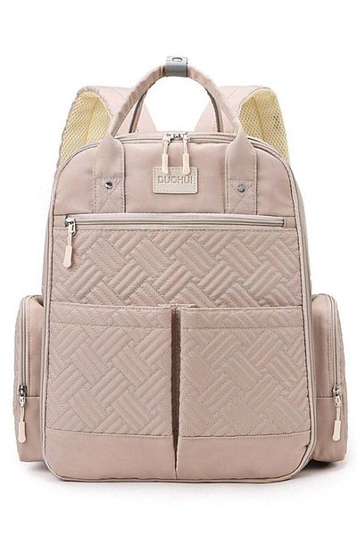 huitich Stylish Khaki Large Capacity Baby Travel Bag for Mums