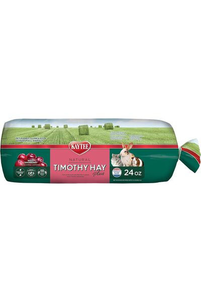 kaytee تبن الحيوانات الصغيرة Kt Timothy Hay Plus Cranberry 6/24Oz 700 جرام