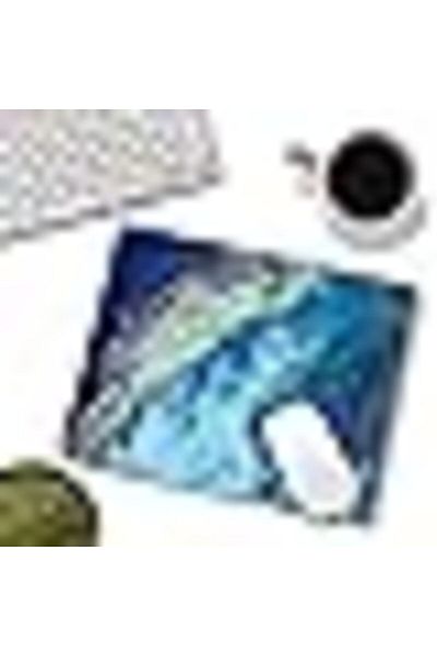 COOYA Mouse Pad,11.8" ×9.8" Durable Water-Resistant with Non-Slip Rubber Base Color Mixed Marble