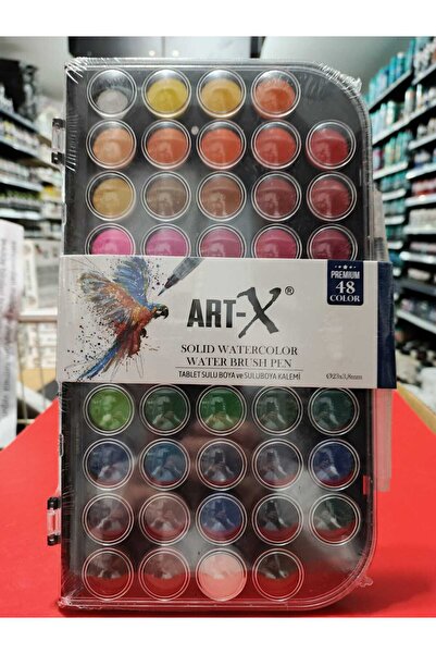 Rich Art-X Tablet Sulu Boya 48li + su hazneli kalem hediye