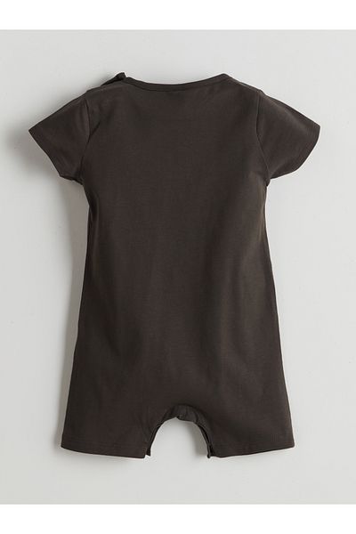 LC Waikiki Crew Neck Printed Baby Boy Jumpsuit