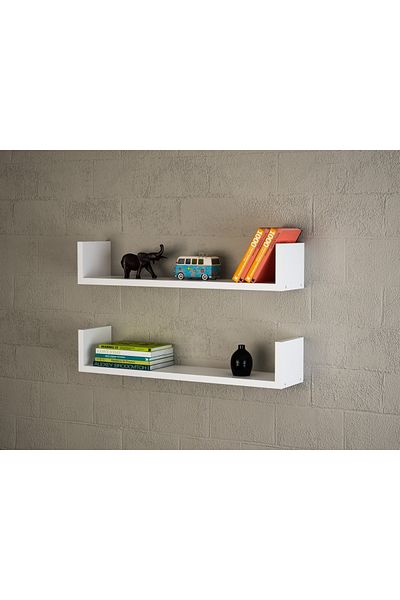 UnicUtil Wall Shelf, UnicUtil, 64 x 15 x 24 cm, White