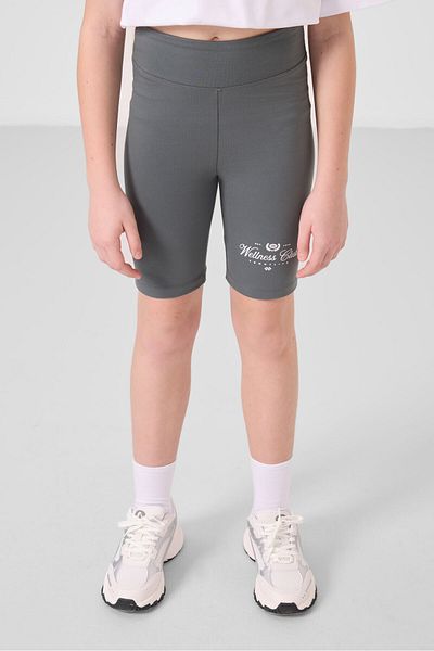 TOMMY LIFE White-Khaki Cotton O-Neck Standard Fit Printed Girl Leggings Suit - 75190