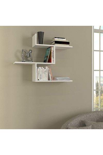 UnicUtil Wall Shelf, UnicUtil, 89 x 22 x 71 cm, White