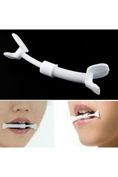 Generic 2 قطعة مصحح الابتسامة لدغة الأسنان التعبير تدريب العضلات للرجال