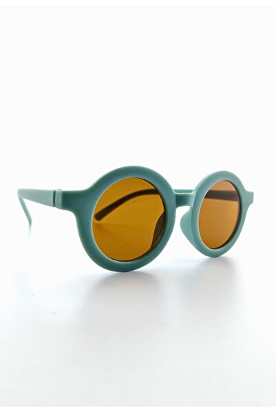 Lexi Bella Kids Sunglasses Green Round Frame Uv 400 Protection Ce Certificated Children Sunglasses