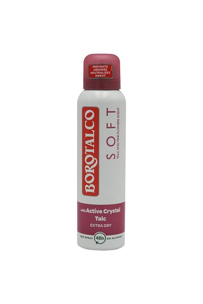 Borotalco ANTIPERSPIRANT DEO 150ML SOFT WITH TALCO CRISTALLI ATTIVI