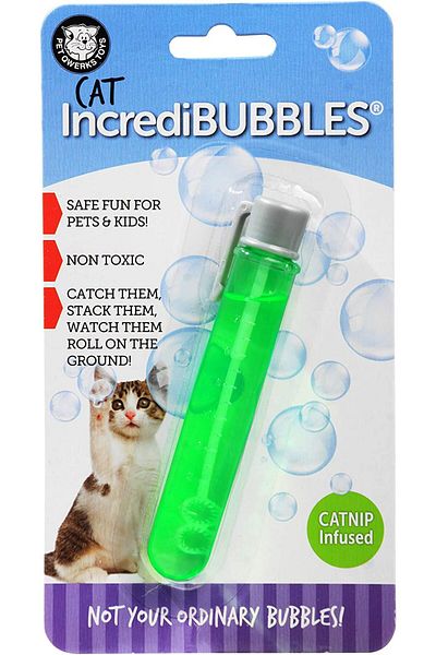 Petmate Pet Qwerks Incredibubbles Catnip Flavor for Cats