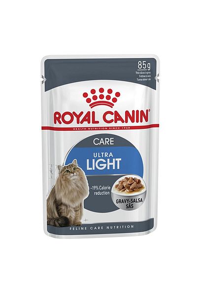 Royal Canin Feline Care Nutrition Light Weight Care (WET FOOD - 85G POUCH) Pack Of 6