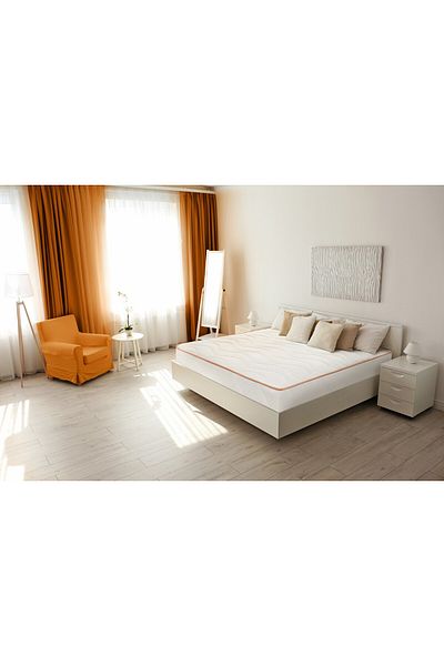 Green Future Orange Line Orthopedic Mattress 180x200 cm, H 18 cm - Hypoallergenic, anatomical