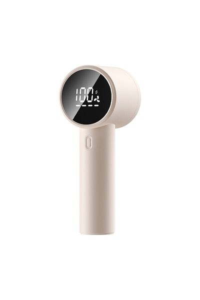 OEM Electric Lint Remover, Rechargeable, Stainless Steel Blades, LED Display, Compact Design, White