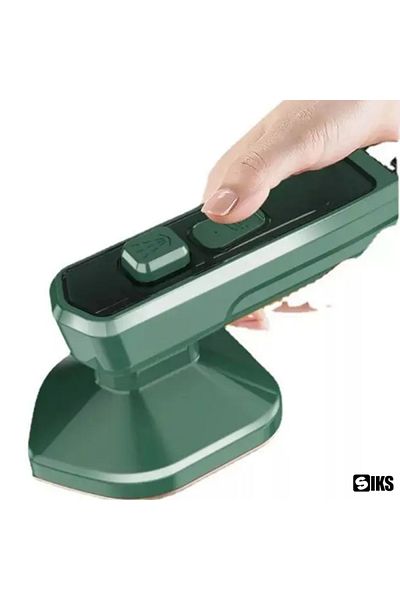 SIKS Portable Travel Iron, Vertical and Horizontal Ironing, Fast Heating, Green